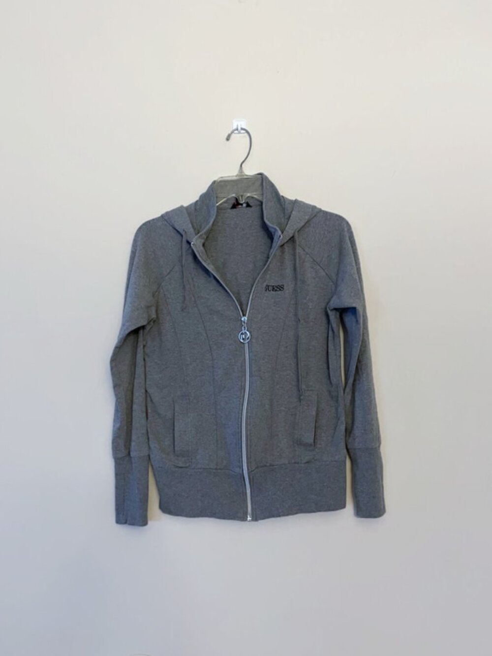 GUESS Zip up lightweight jacket sweatshirt, Soft hoodie ✿
